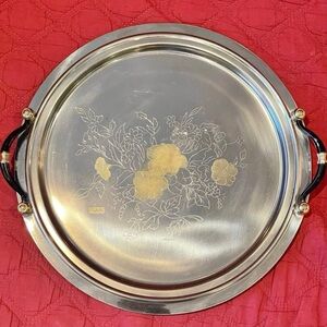 Vintage✨Italian Inox 18/10 Serving Tray with Lid MGM